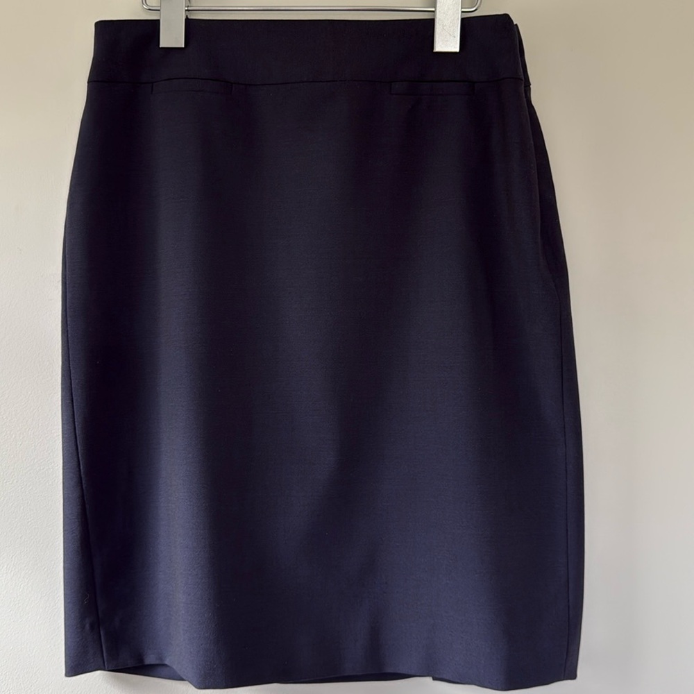 Banana Republic Pencil Skirt 6P Dark Blue